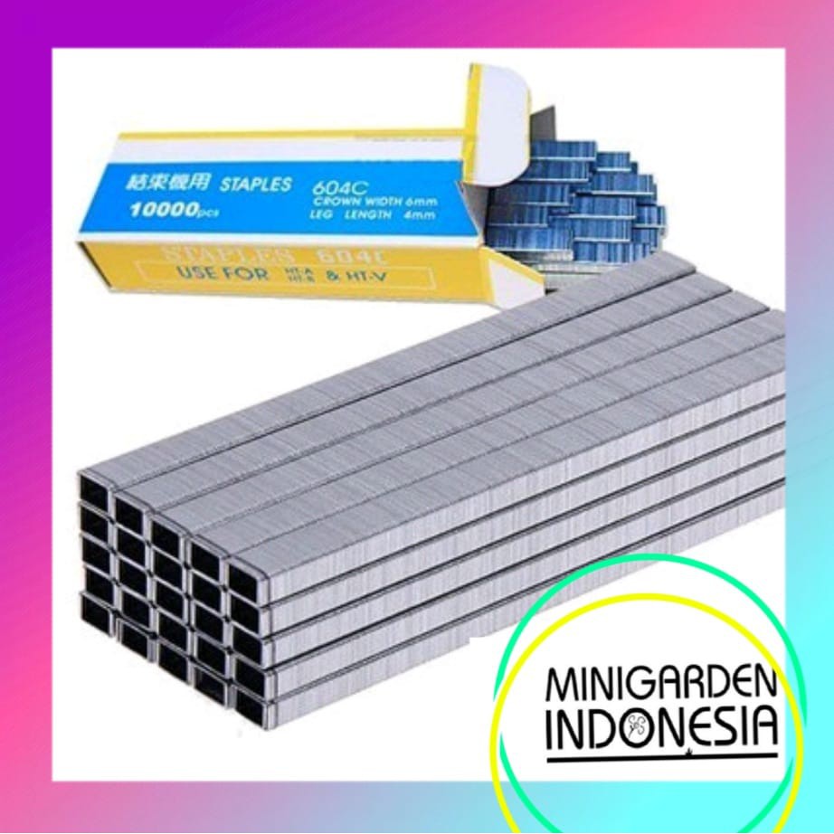 ISI ULANG REFILL STAPLES TAPETOOL isi 10.000 pcs pengikat tanaman lanjaran merambat tomat anggur