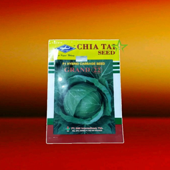 Benih Kubis Hibrida Grand 22 F1 (ISI 2000biji)