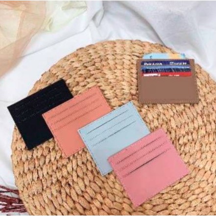 ( BAJ ) CARD HOLDER 6 SLOT + 1 SLOT FOR MONEY SAFIANO SOUVENIR MURAH BATAM BE TF057