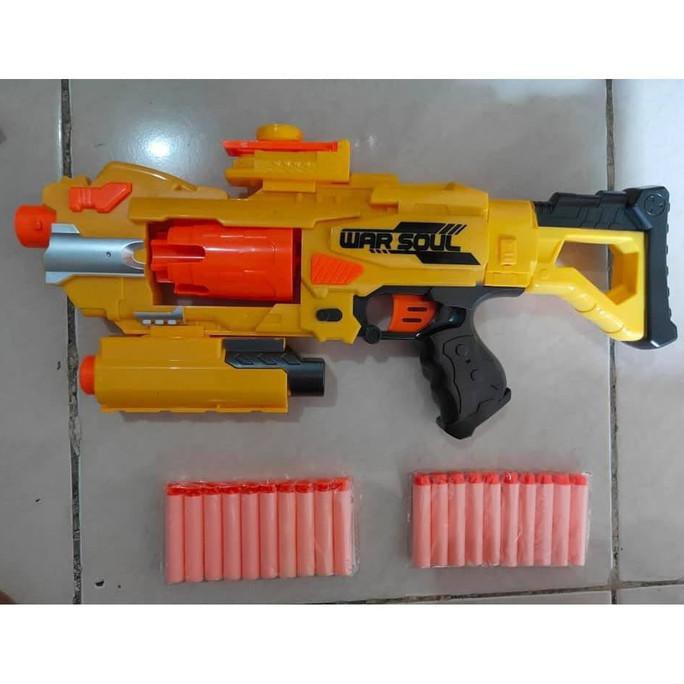 Battle of the Gun Mainan Pistol Busa Soft Bullet / Replika NERF