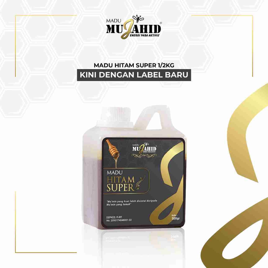 

Madu Hitam Super Mujahid 500 gr Murni Untuk Daya Tahan Tubuh