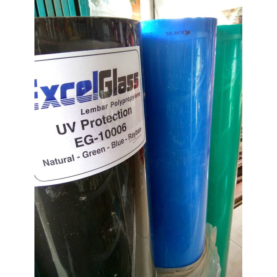 Jual Fiber Pagar Polos / Plastik Tutup Pagar Excel Glass Diskon