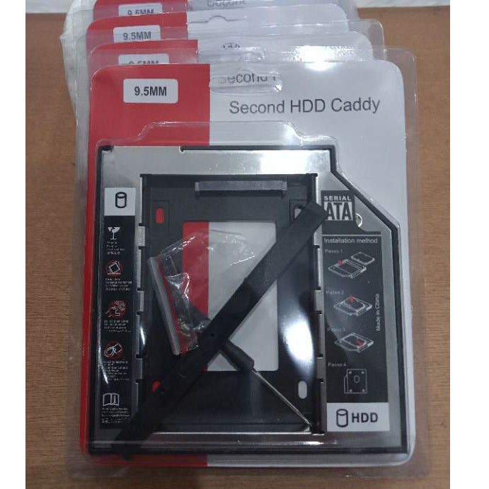 HDD SSD Caddy 2.5" SATA 9,5 mm SLIM