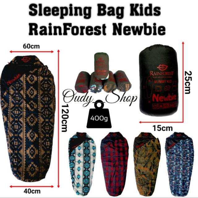 Sleeping Bag Anak Rainforest Kids Series