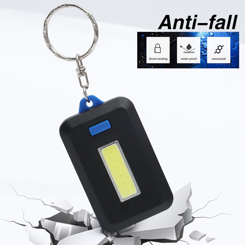 Lampu Senter LED COB Mini Portable Untuk Camping / Outdoor