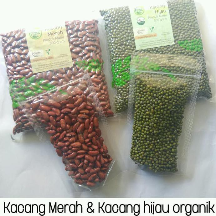 

promo murah kacang hijau dan merah lingkar organik repack 100gr - Kacang Hijau best seller