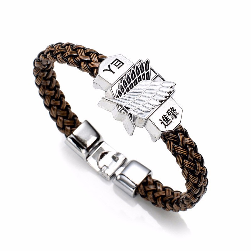 Gelang Cosplay Anime Attack On Titan Shingeki No Kyojin Untuk Pria