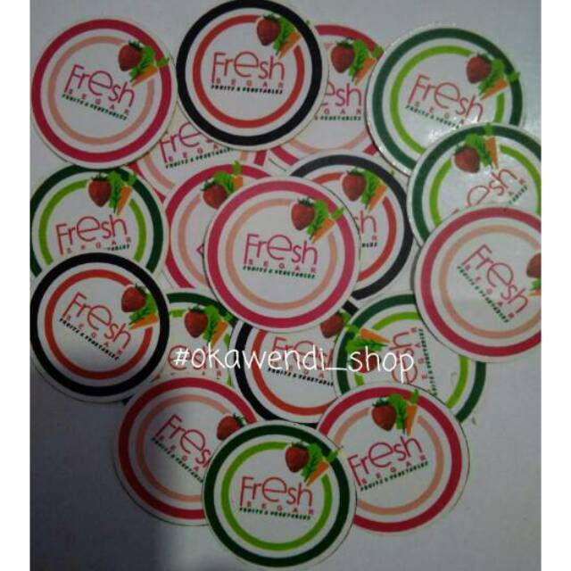 

STIKER LABEL BULAT DIAMETER 3 CM UNTUK PRODUK ANDA