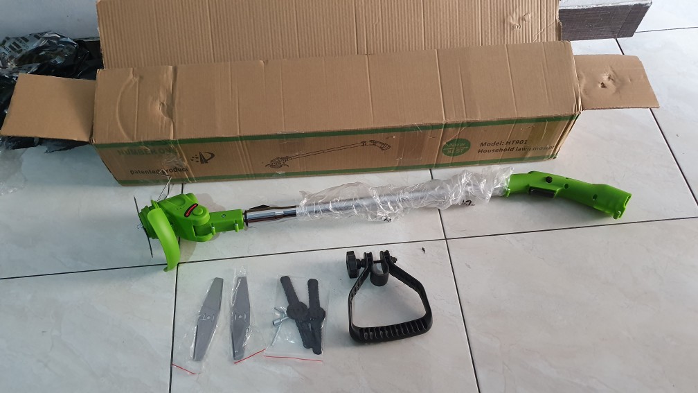 Mesin Potong Rumput Padi Uchiha Uciha Brush Cutter Cordless Baterai Tanpa Kabel