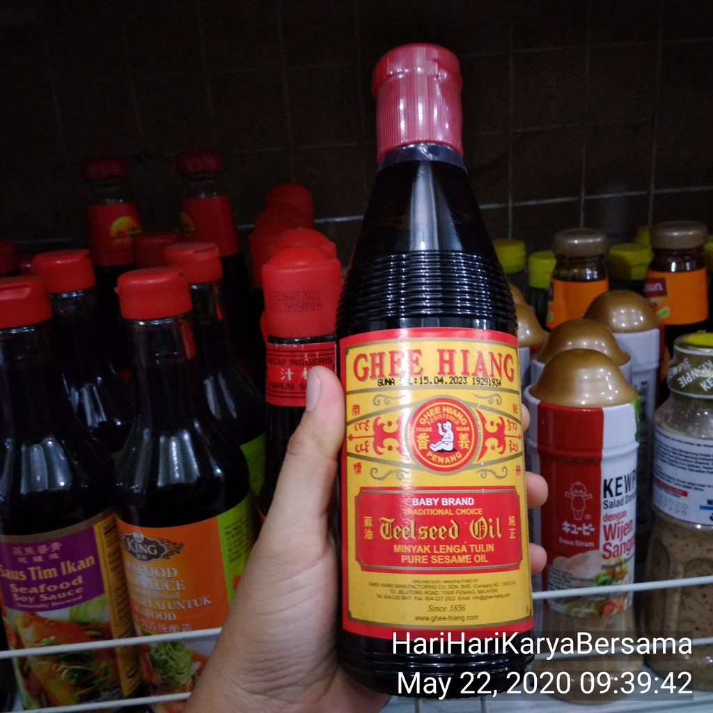 

GHEE HIANG MINYAK WIJEN CAP ANAK 330ML