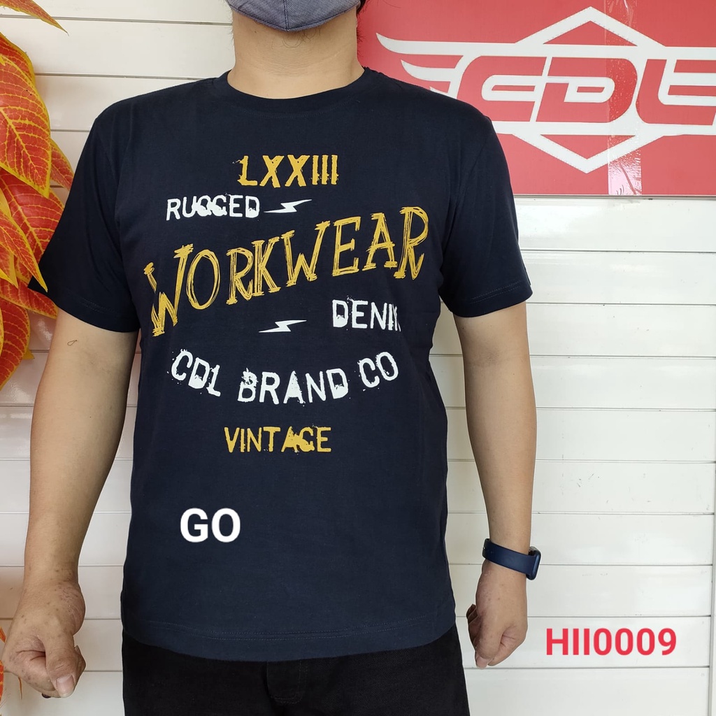 gos LRC CDL By (CARDINAL) KAOS T-Shirt Pakaian Pria Atasan Casual Santai Original Lengan Pendek