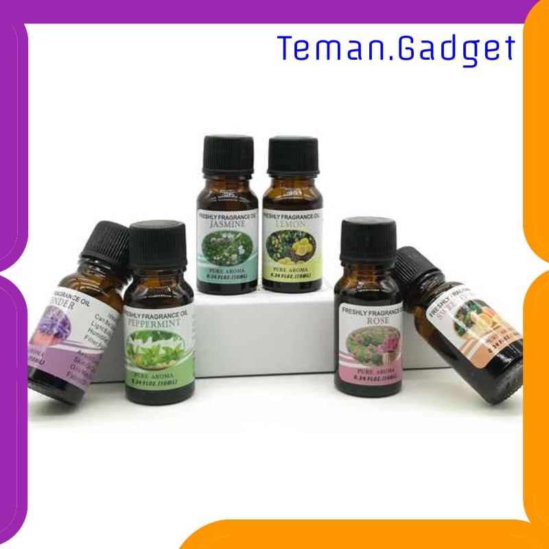 TG-CE016 Taffware Pure Aroma Essential Oil Minyak Aromatherapy 6 in 1 10ml