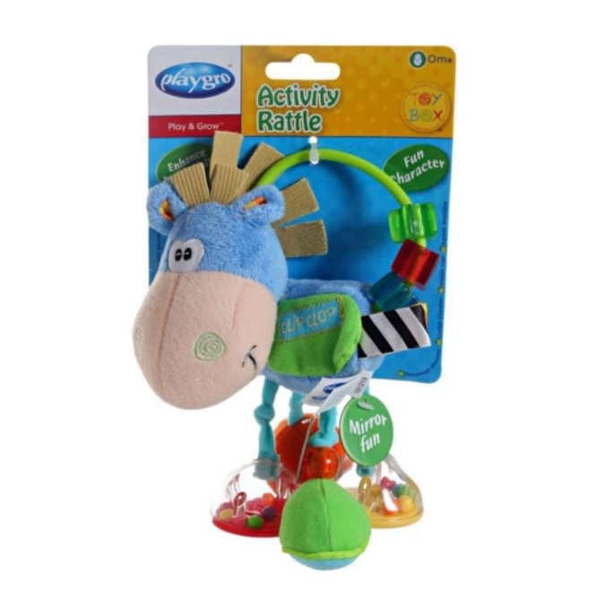 Playgro Clip Clop Activity Rattle - Mainan Bayi &amp; Anak Playgro