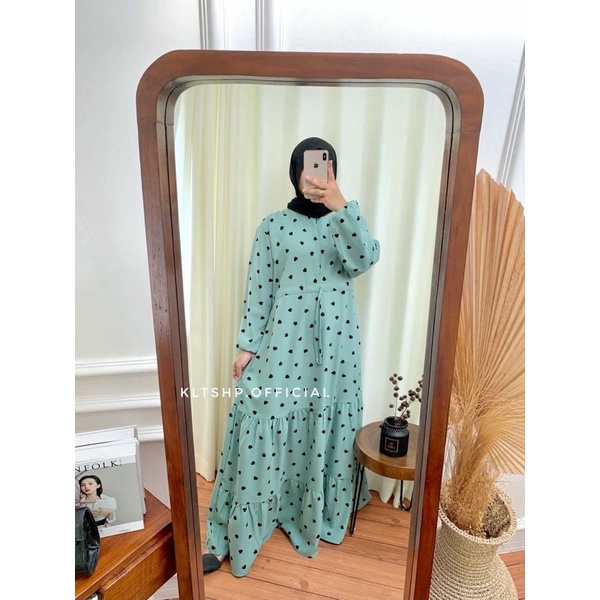 DRESS SHAKILA MOTIF LOVE // SHAKILA DRESS LOVE // DRESS SHAKILA MOTIF