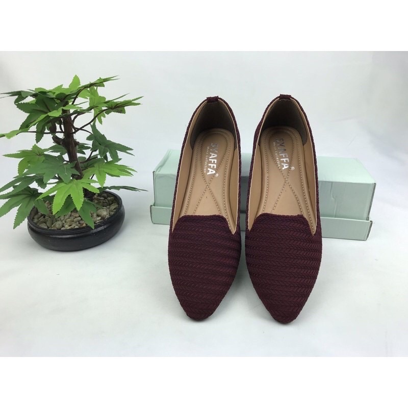 MARASYAFFA - SEPATU FLAT WANITA RAJUT M 20