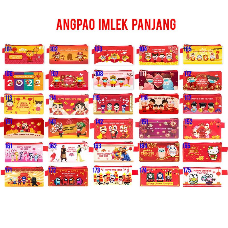 

Dompet angpao imlek panjang,GONG XI FA CAI, amplop tahun baru imlek, tahun macan, happy chinese