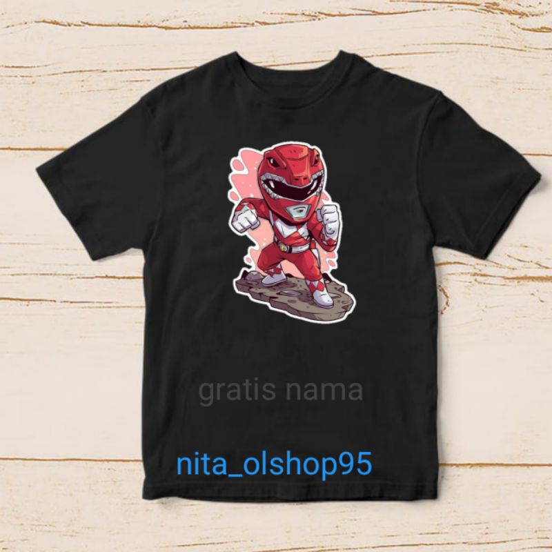 baju anak power ranger merah