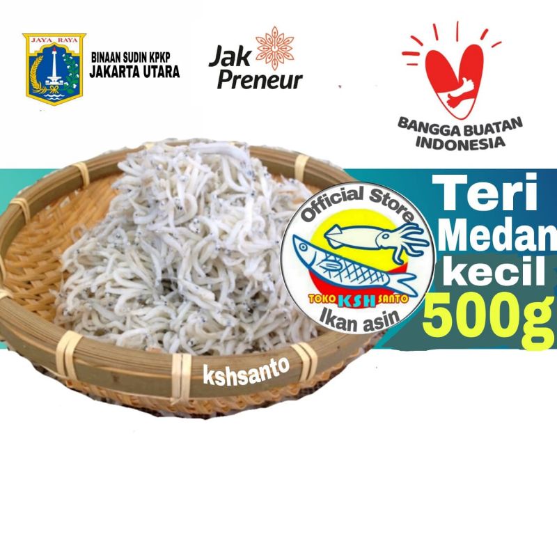 

ikan asin teri nasi medan halus size,kecil-500gram