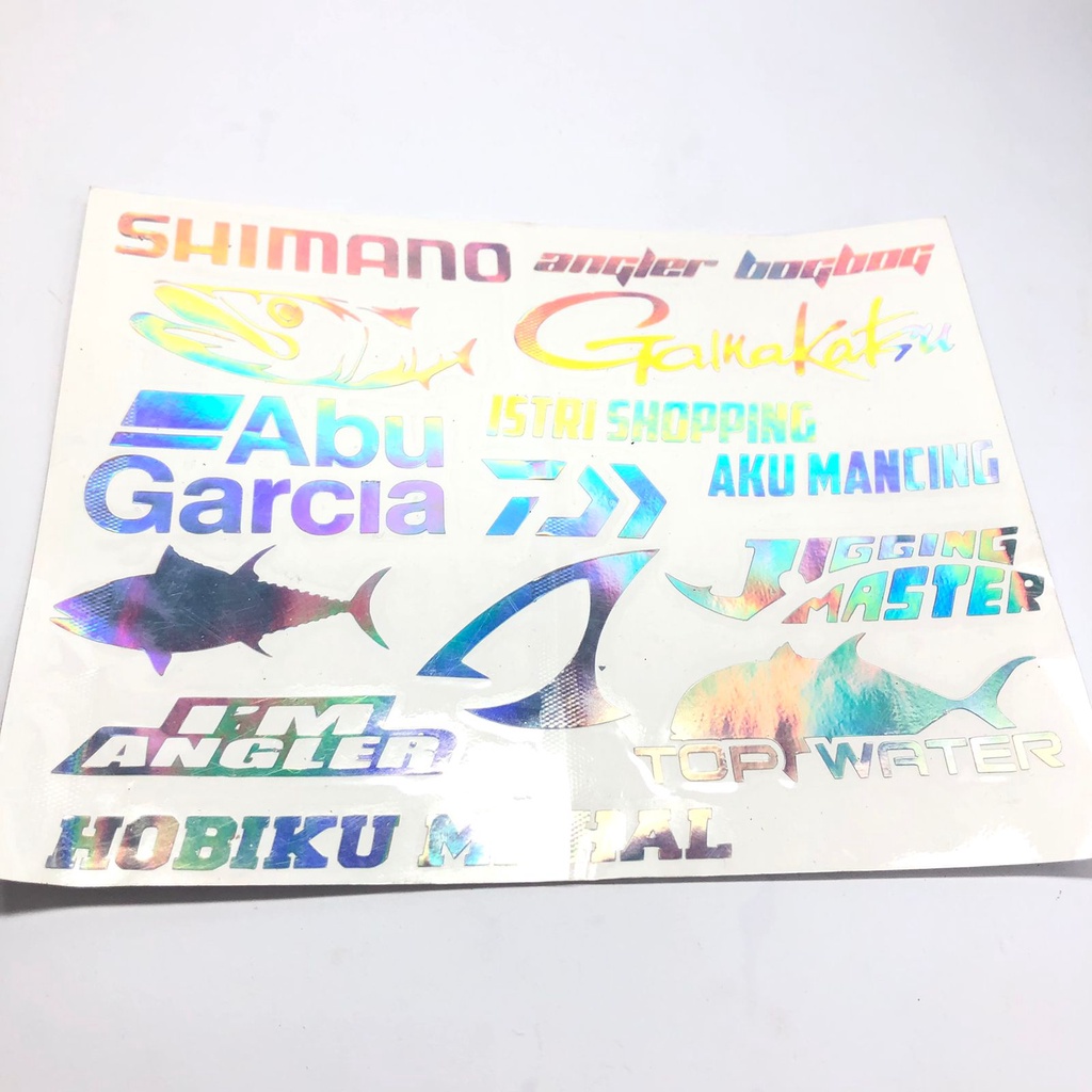 Cutting Sticker Design Suka-Suka Hologram Stiker Vinyl