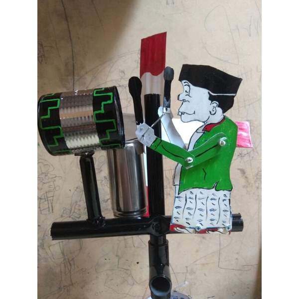 mainan anak Kincir Angin Pukul Bedug