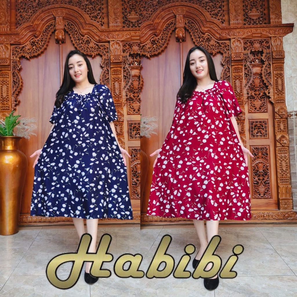 Daster Pendek Nadira Korea Ammi Ami Rayon Super Premium Motif Terbaru Busui Limited Casual Bahan Ade