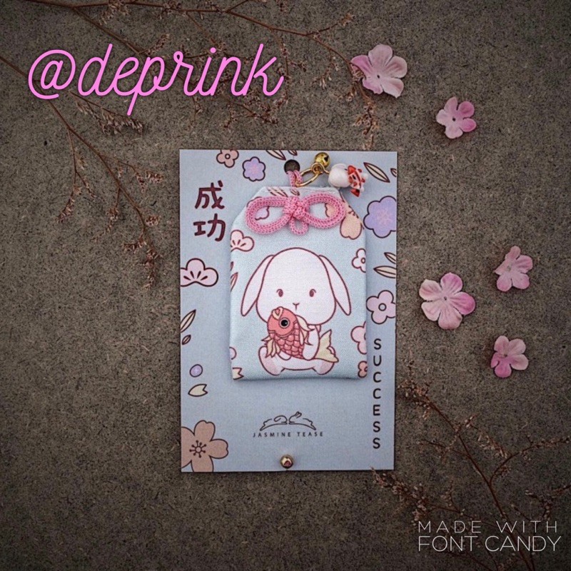 Jasmine Tease HANDMADE CHARM - FUMI SUCCESS OMAMORI / Jasminetease