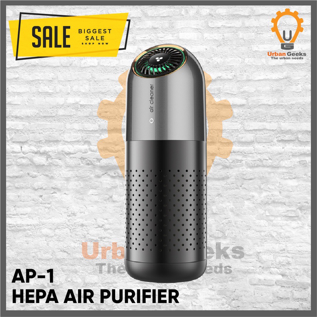 Car Air Purifier AP-1 with HEPA Filter Active Carbon ION