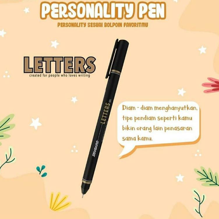 

✨Ramadhan ⚡ERU STANDARD Pen Pulpen LETTERS GEL SL05 0.5 isi 12 Bulpen / Ballpoint / Bolpen / Bolpoin HITAM 0,5