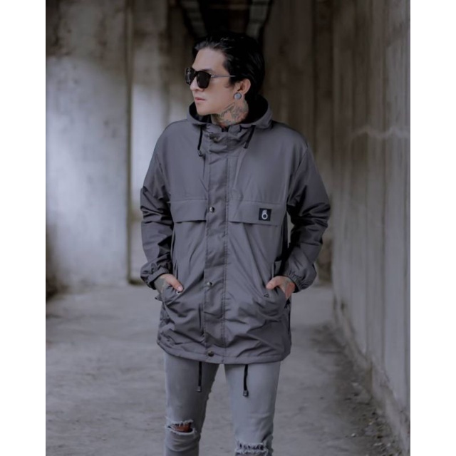 TURUN HARGA ! JAKET PARASUT PRIA WANITA WATERPROOF MODEL HOODIE OUTDOOR JAKET COUPLE DISTRO TERBARU KEREN ORIGINAL THE BOJIEL