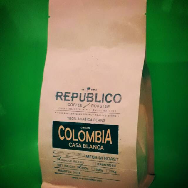 

Kopi Arabika Republico Colombia "Casa Blanca" 200g