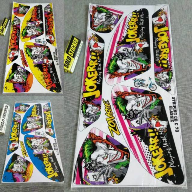 BISA COD (TERLENGKAP) -Striping Motor Variasi Honda C70-Pitung Jokerr