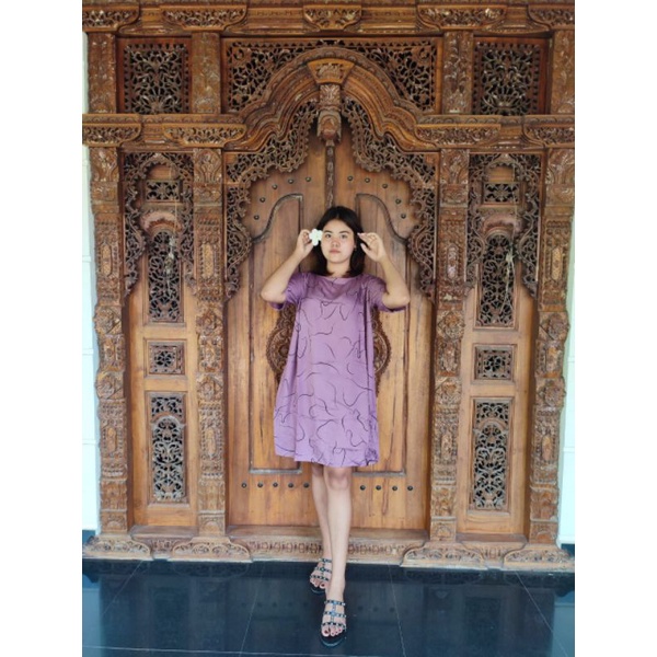 Daster polos pendek lokal