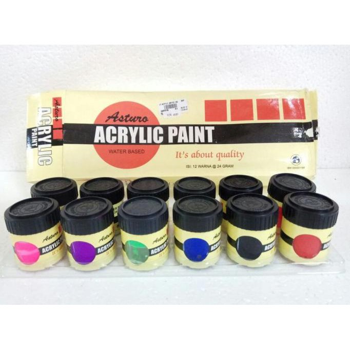 

PROMO ART & CRAFTS CAT ARCYLIC ASTURO MIX 24 GR PERALATAN MELUKIS ART SET MENGGAMBAR