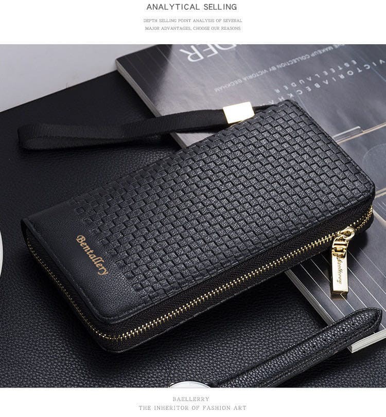 *ALIBABA1688*COD dompet Pria Panjang N14 Dompet Kulit Dompet Import Men Pocket dompet pria real pic