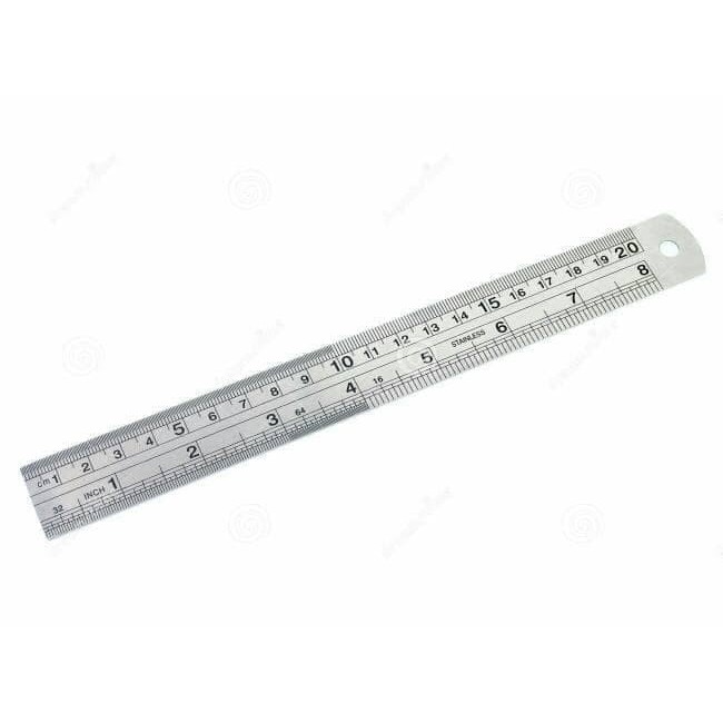 

PENGGARIS BESI 20CM SABLON V-TEC