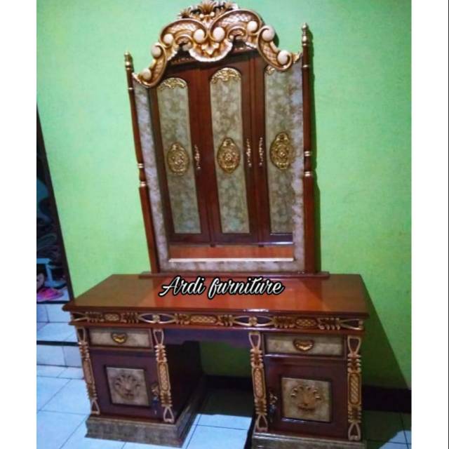 Tolet ukir  meja rias kayu jati meja rias kayu jati ukir jepara