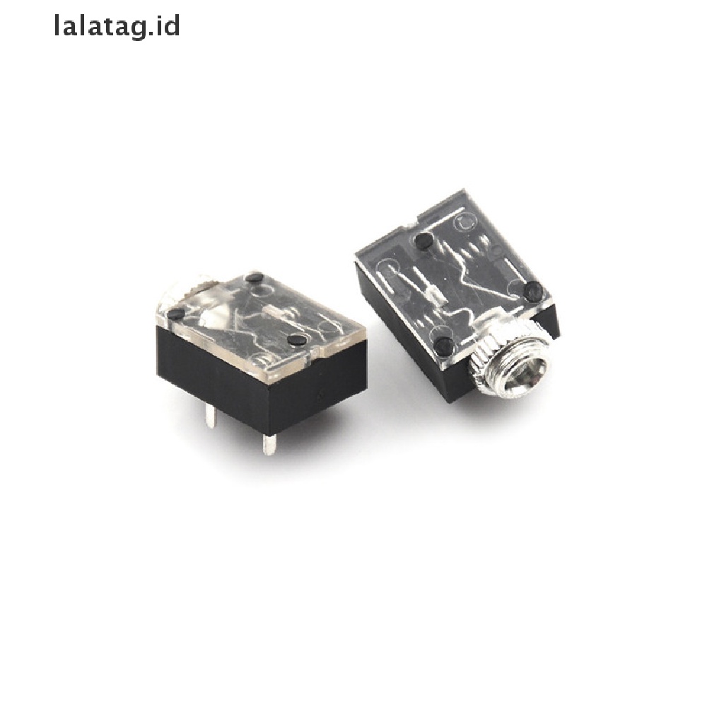 5 Pcs 5 Pin 3.5mm Audio Mono Jack Socket PCB Panel Mount Headphone