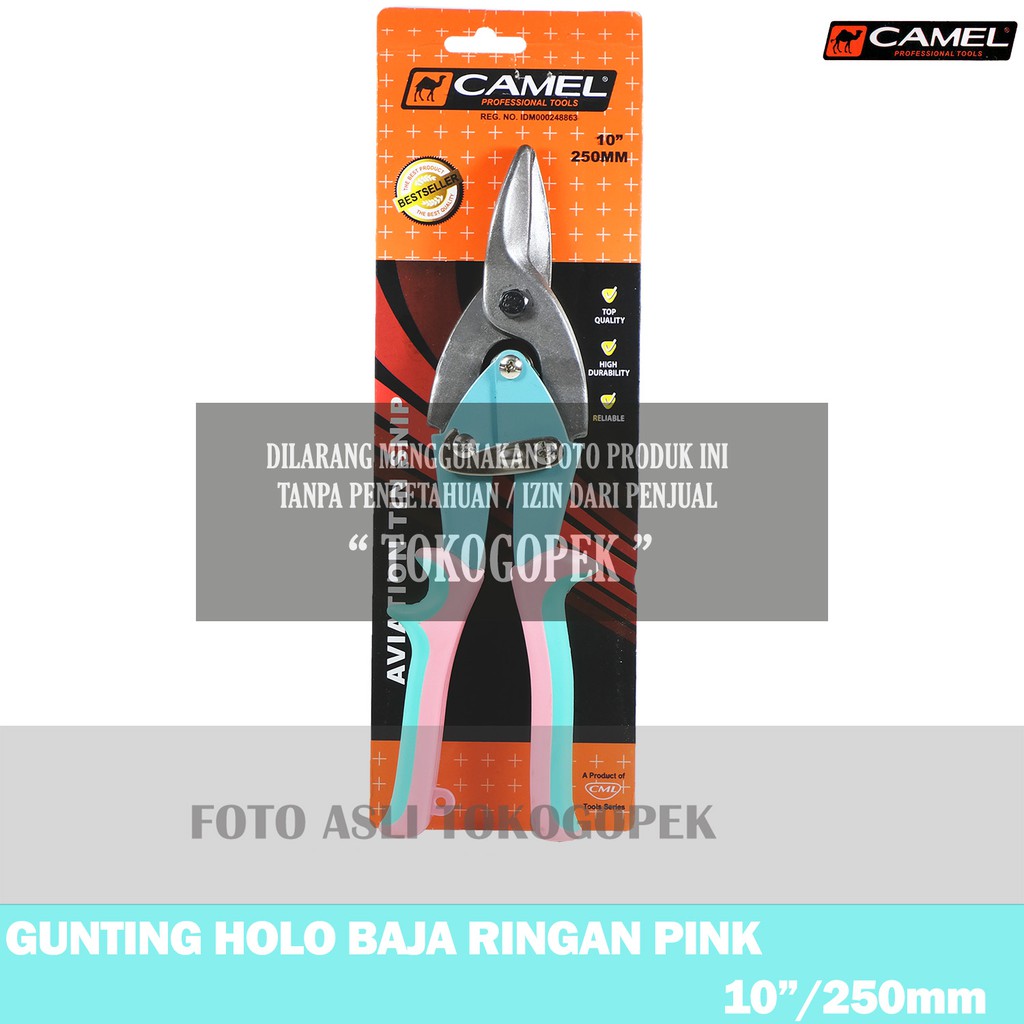 

CAMEL GUNTING BAJA RINGAN SENG 10" - GUNTING HOLO - GUNTING LOKET