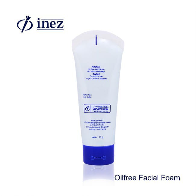 Inez Oilfree Facial Foam 75 gr ~ ORIGINAL