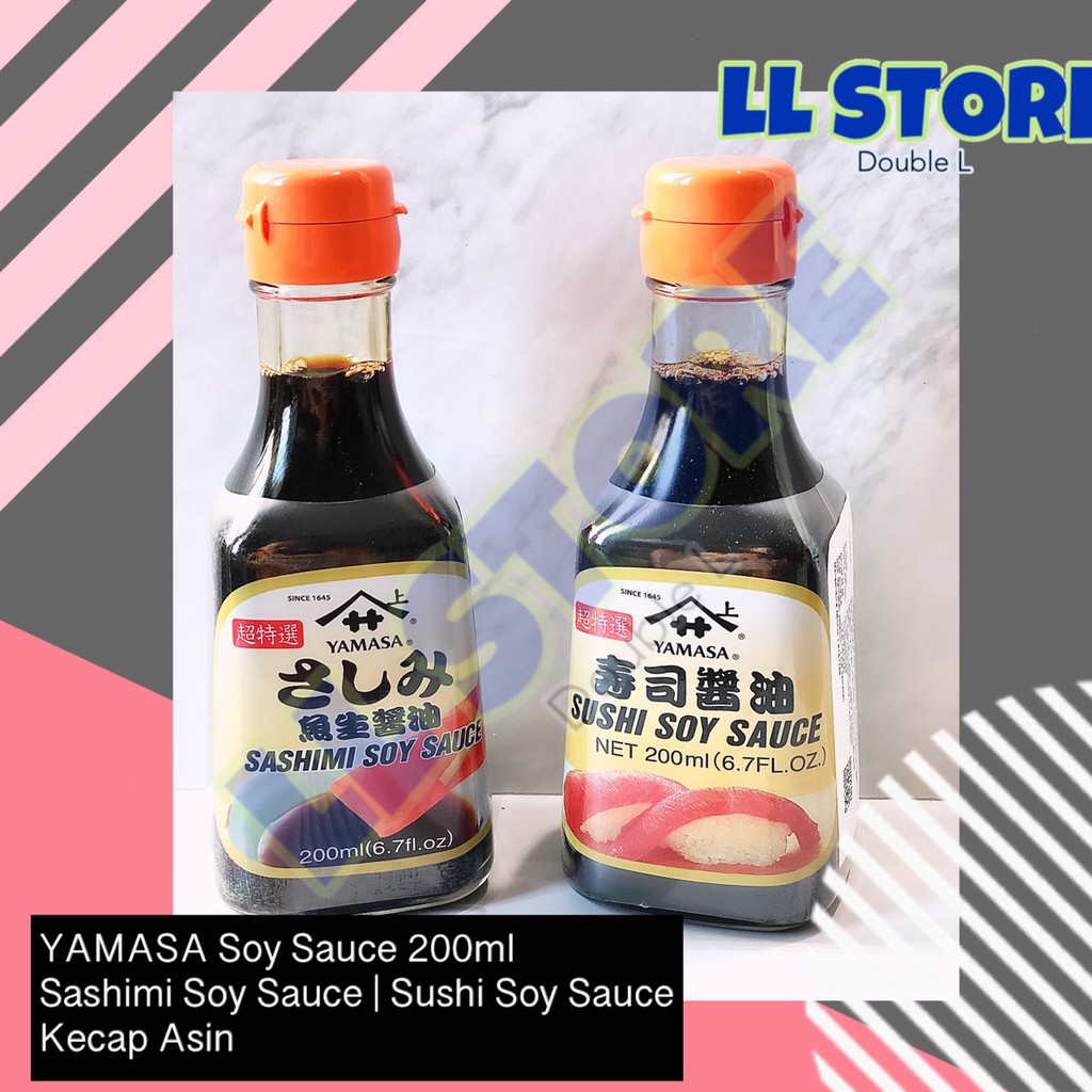 

YAMASA Soy Sauce 200ml Sushi Shoyu Shasimi Kecap Asin Jepang