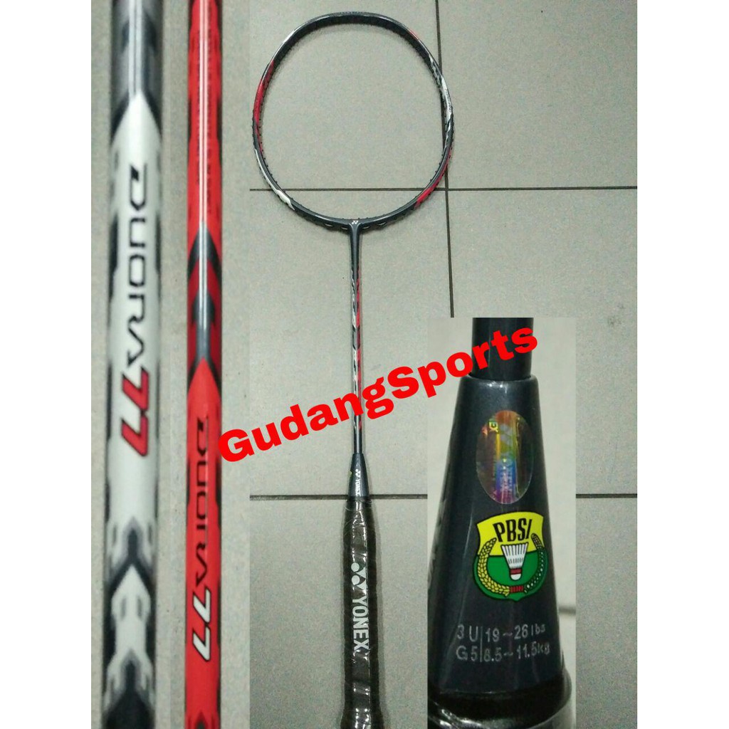 Raket Badminton Yonex Duora 77 100%Original ( New Colour 2018 )