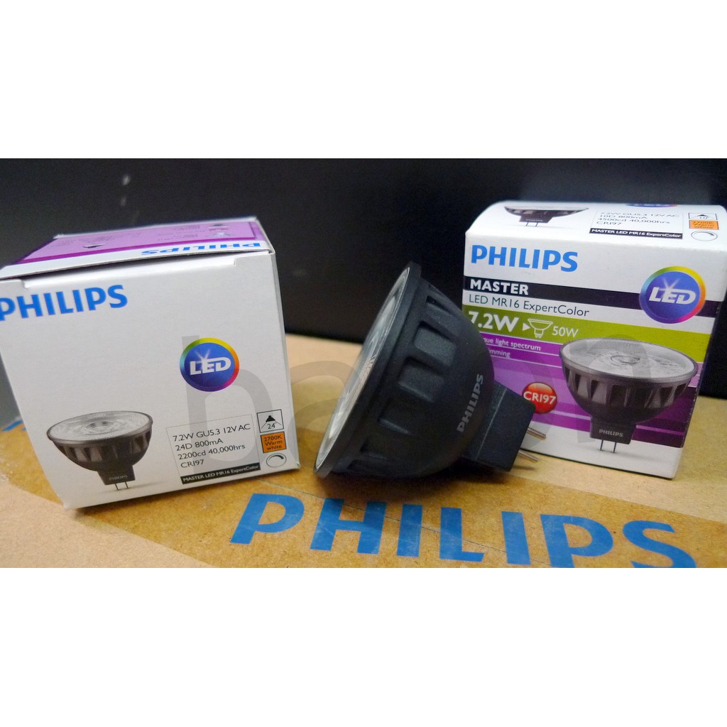 PHILIPS MASTER LED MR16 ExpertColor 7.2-50W CRI97 - Bohlam Halogen LED