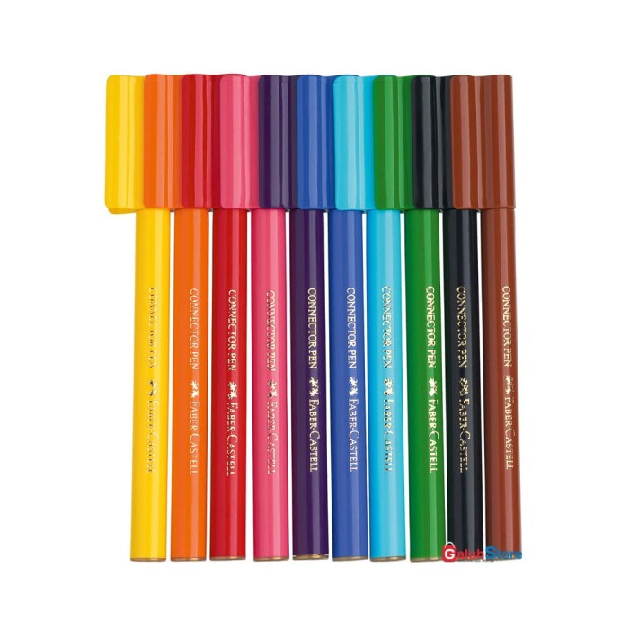 

Lucu Faber Castell Connector / Spidol Creative Isi 10 Promo