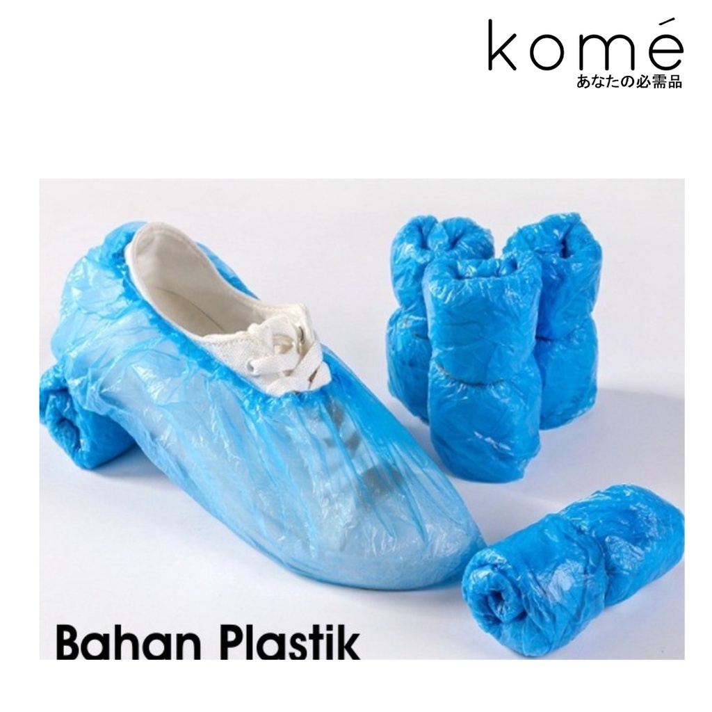 Cover shoes plastik sarung sepatu disposable APD shoe cover