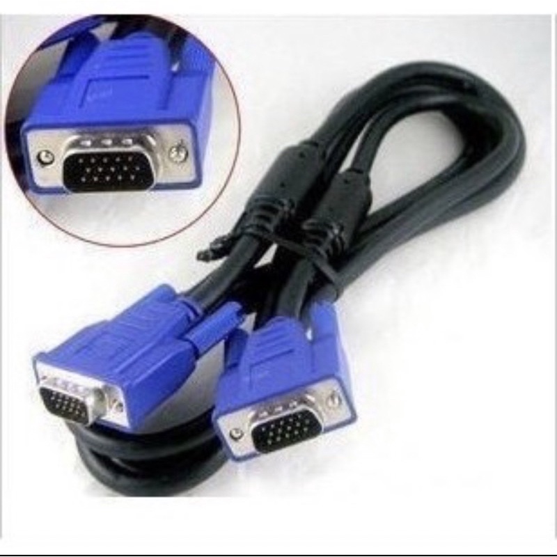 KABEL VGA 1.5M STANDART / VGA 1.5 M / VGA 1.5 METER PC COMPUTER CCTV