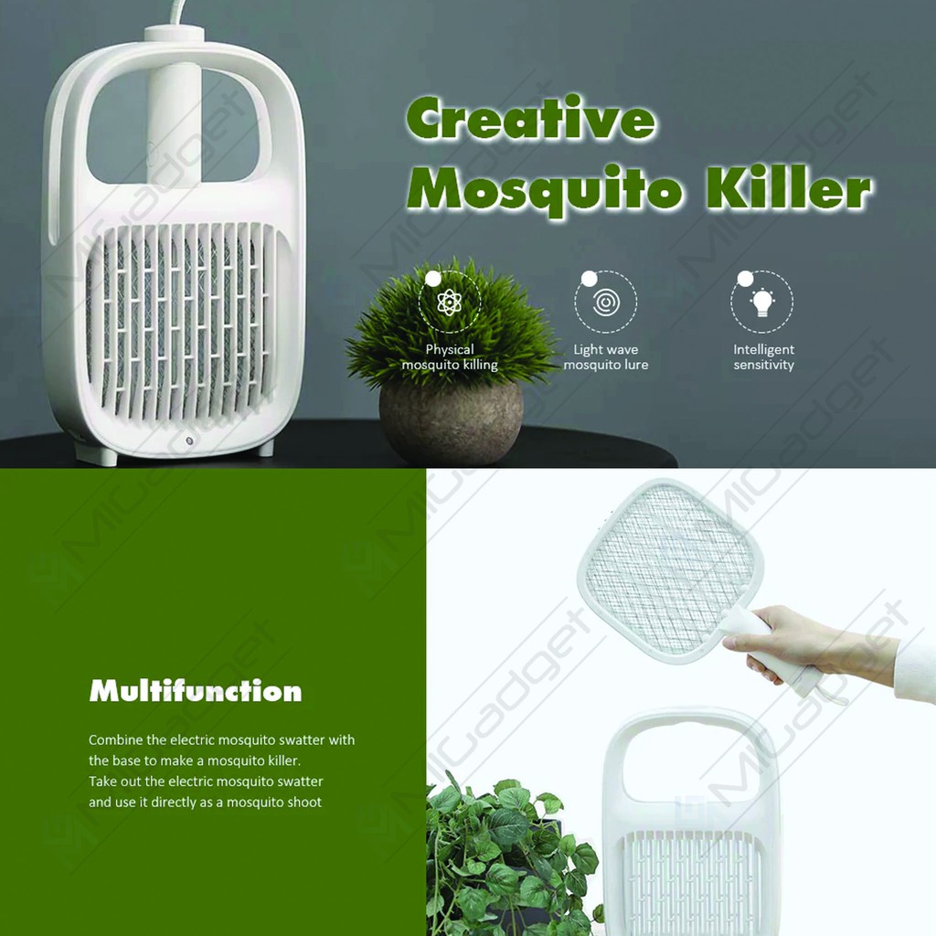 Yeelight 2-in-1 Mosquito Repellent Lamp Swatter Raket Nyamuk