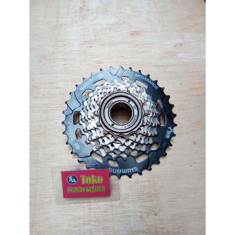 Freewheel/Ger 7 speed Shimano Megarange