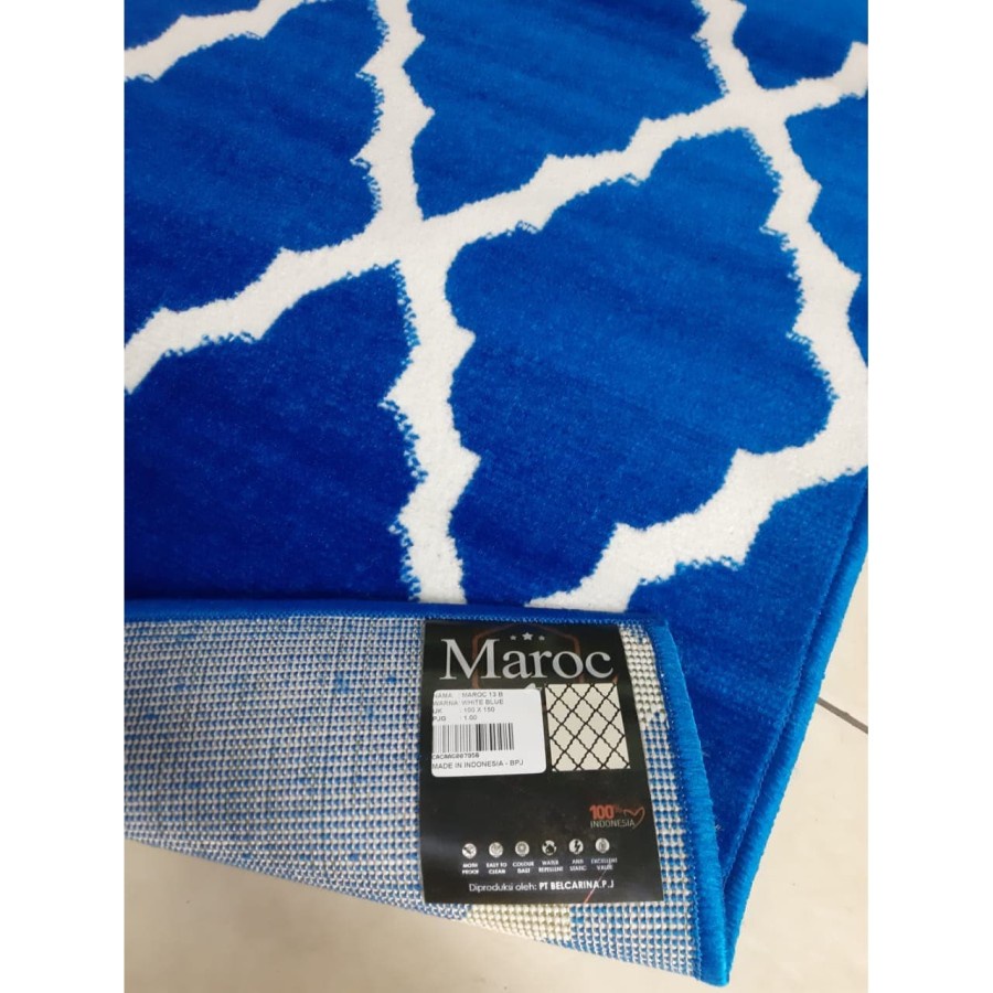 MAROC Karpet Lantai 100 x 150 SB13 Blue-2
