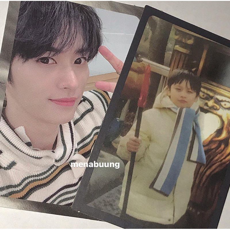 [BOOKED] photocard lee know straykids childhood & silver border // Photocard shotaro departure.