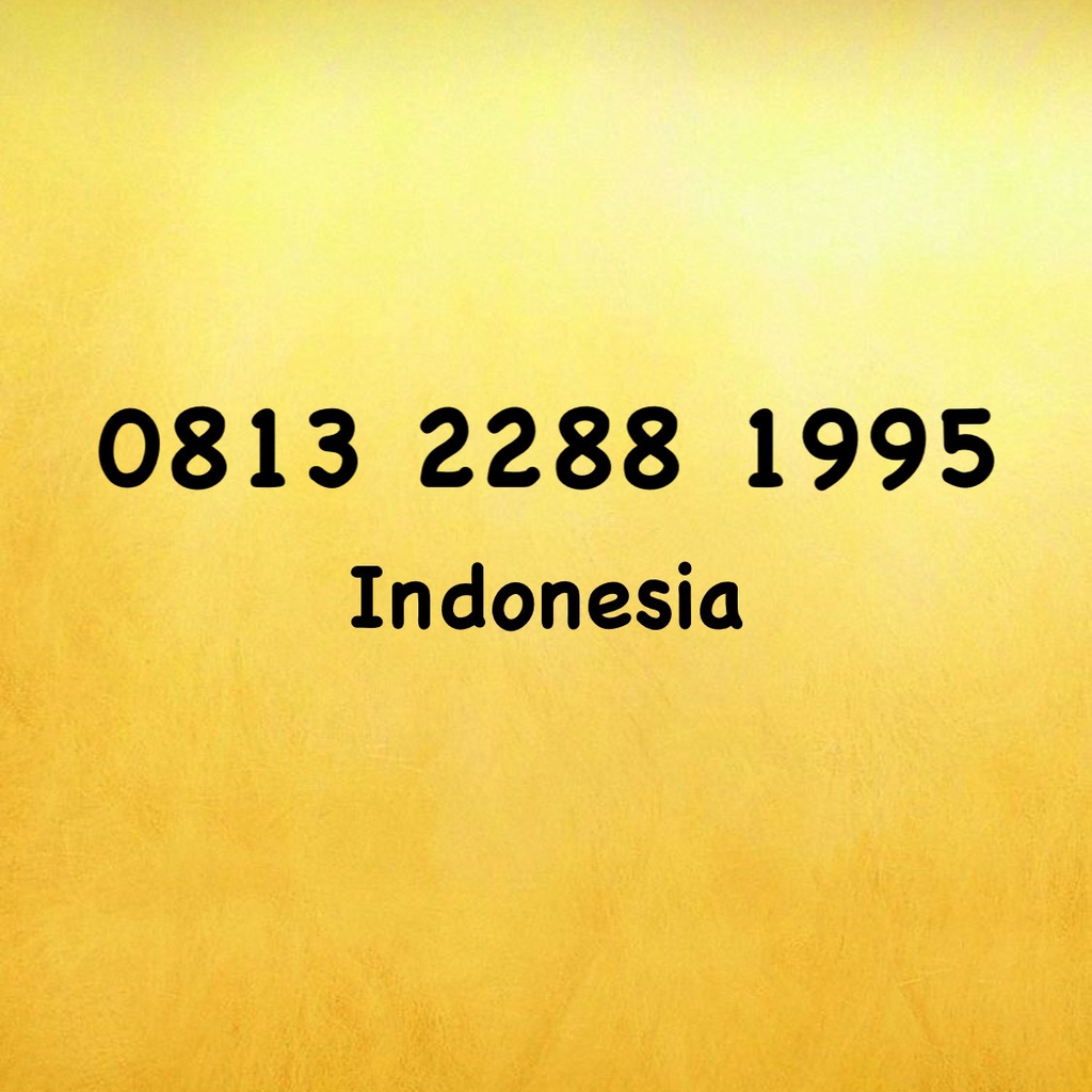 Nomor Cantik Simpati Seri Tahun - 95 - 0813 2288 1995
